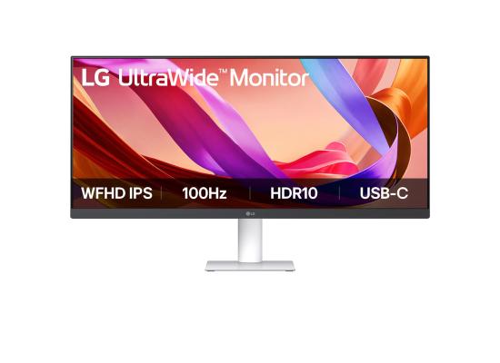 LG 29U531A-W – 29” WFHD UltraWide IPS Monitor with HDR10 & 100Hz Refresh Rate White- Built in Speakers